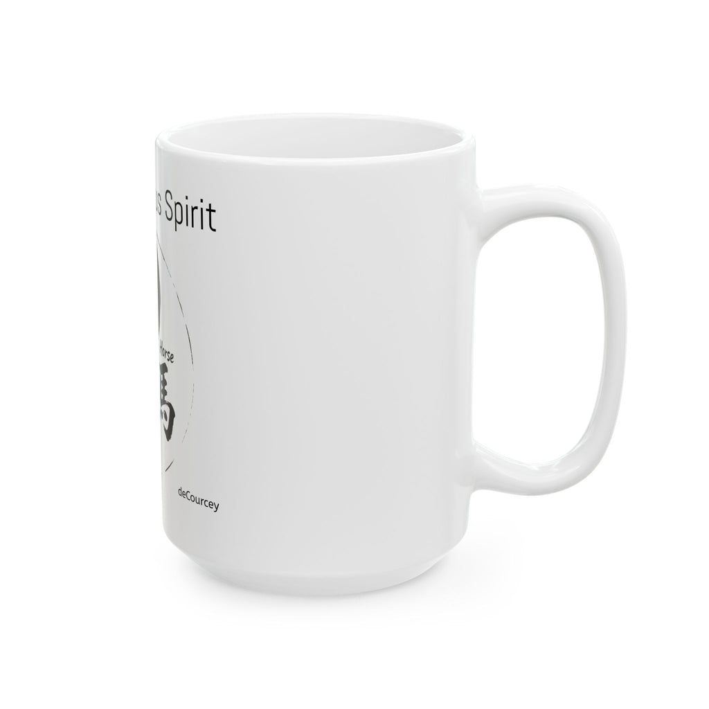 Virgo & Horse Yin Yang Ceramic Mug — "A Harmonious Spirit" Horoscope Zodiac Coffee Cup (11oz/15oz)