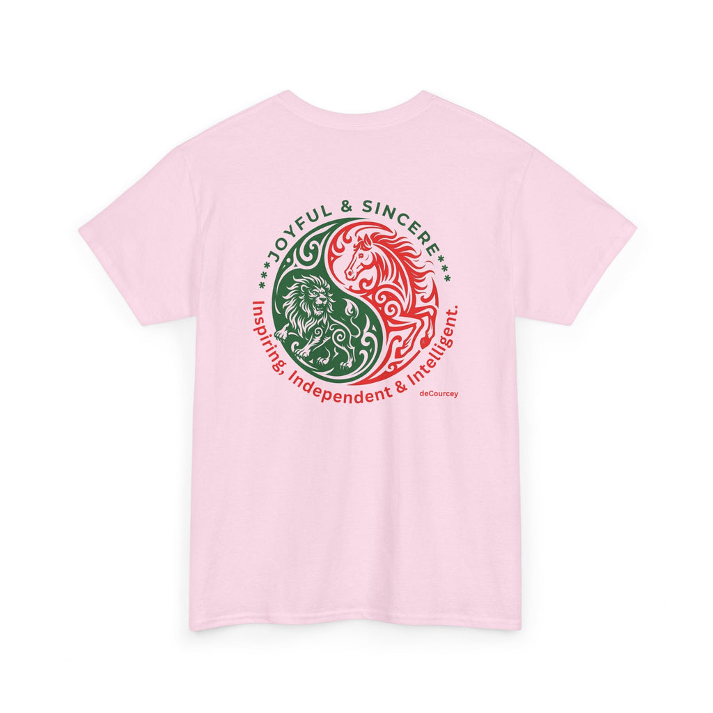 Zodiac Yin-Yang Tee — Joyful & Sincere Aries-Taurus Birthday Shirt
