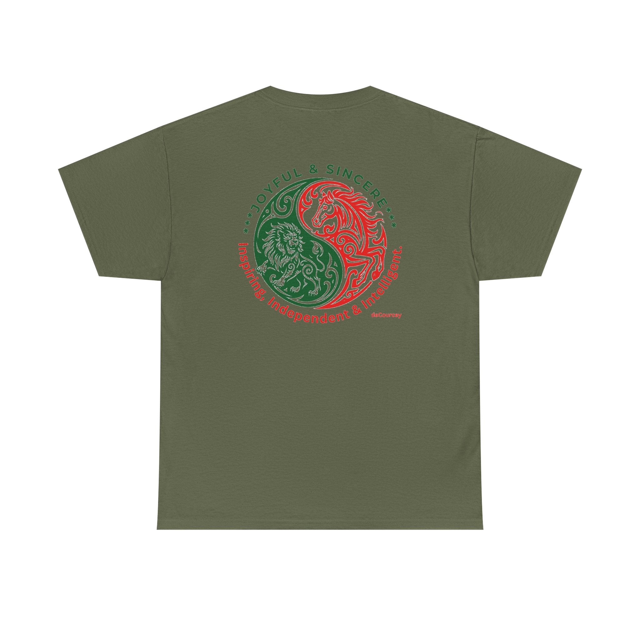 Zodiac Yin-Yang Tee — Joyful & Sincere Aries-Taurus Birthday Shirt