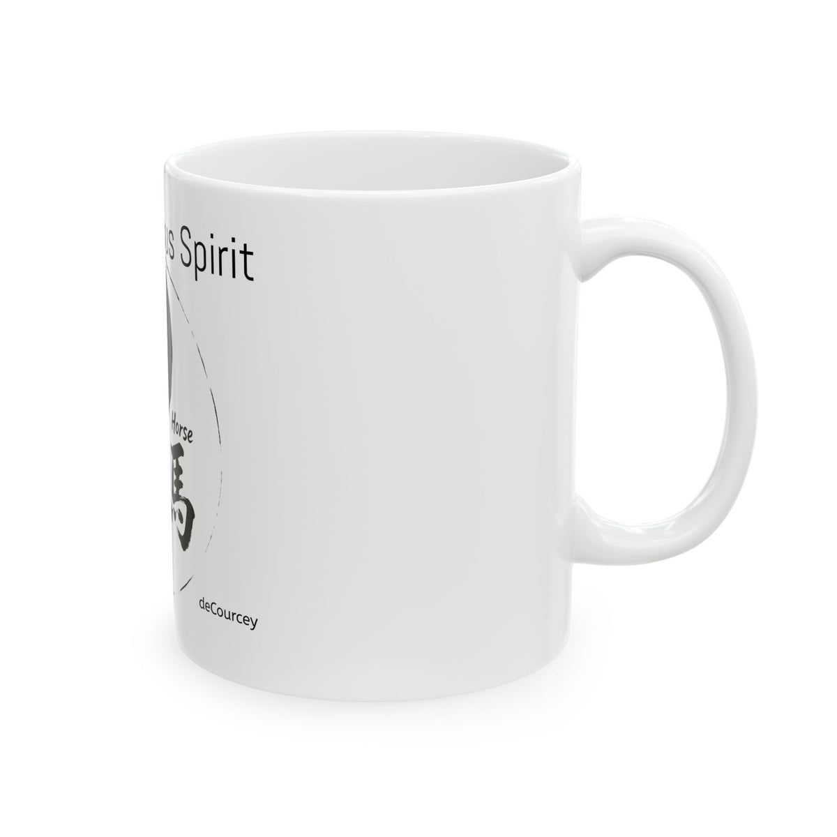 Virgo & Horse Yin Yang Ceramic Mug — "A Harmonious Spirit" Horoscope Zodiac Coffee Cup (11oz/15oz)