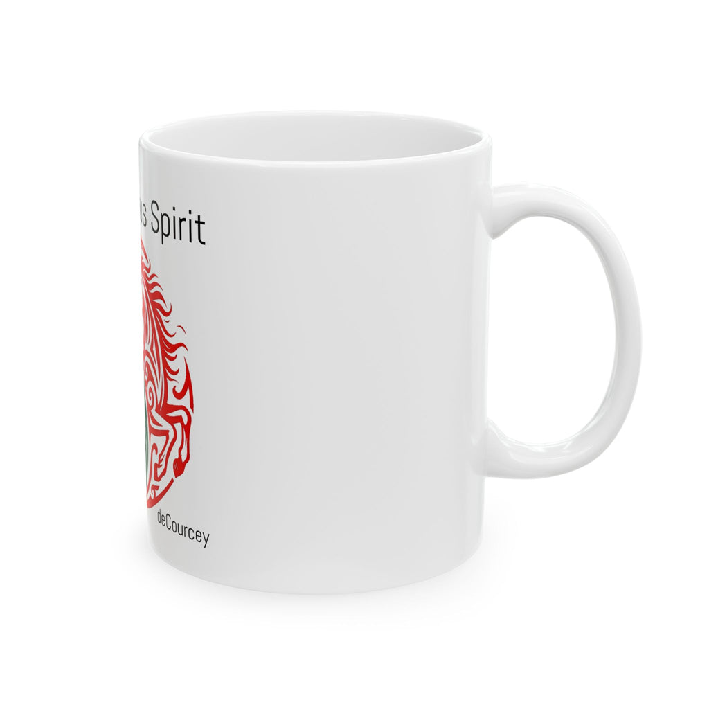 A Harmonious Spirit Ceramic Mug — Yin Yang Horse & Maiden 11oz/15oz