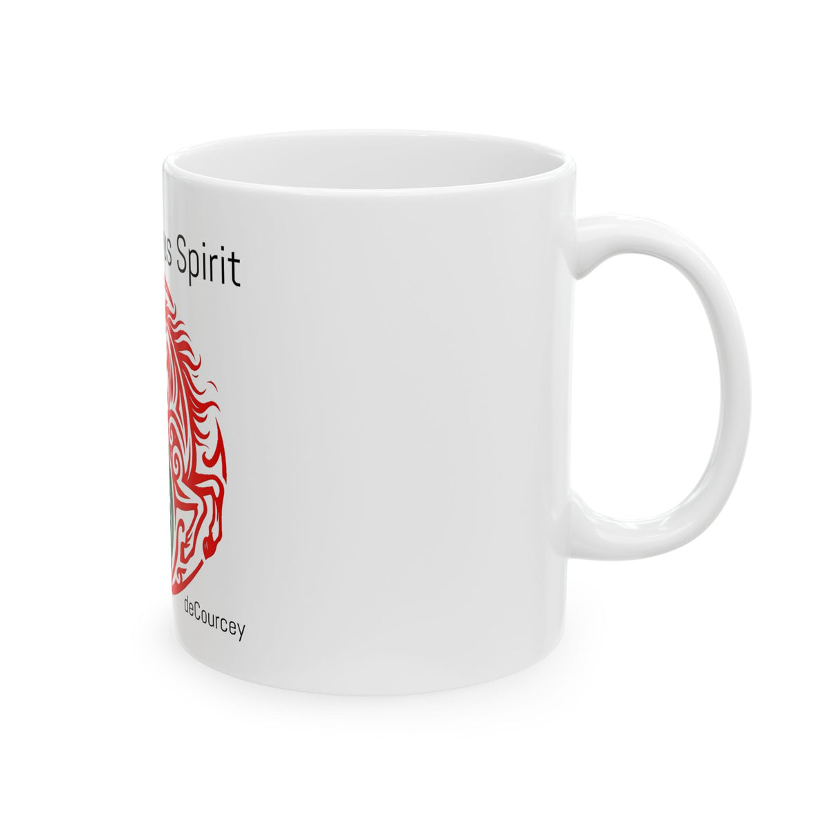 A Harmonious Spirit Ceramic Mug — Yin Yang Horse & Maiden 11oz/15oz
