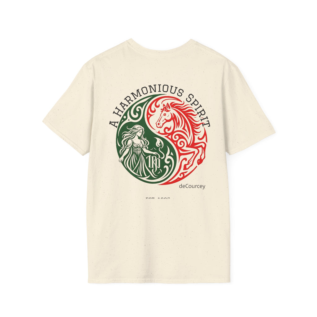 Yin Yang Horse & Maiden T-Shirt — "A Harmonious Spirit" Graphic Tee
