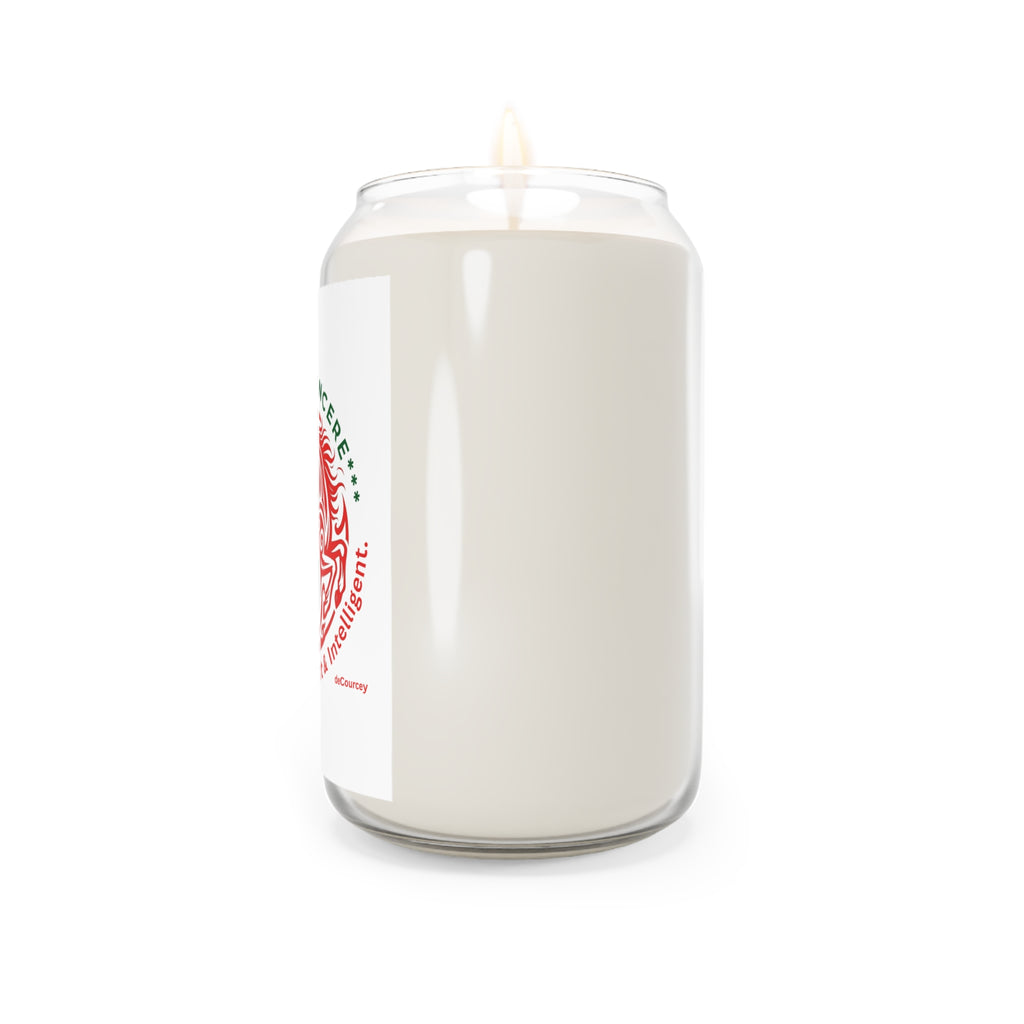 Zodiac Yin Yang Soy Candle — Joyful & Sincere Scented 13.75oz