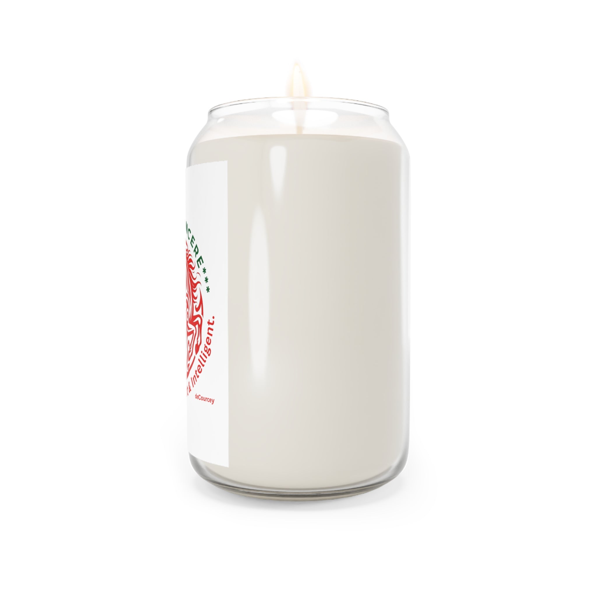 Zodiac Yin Yang Soy Candle — Joyful & Sincere Scented 13.75oz