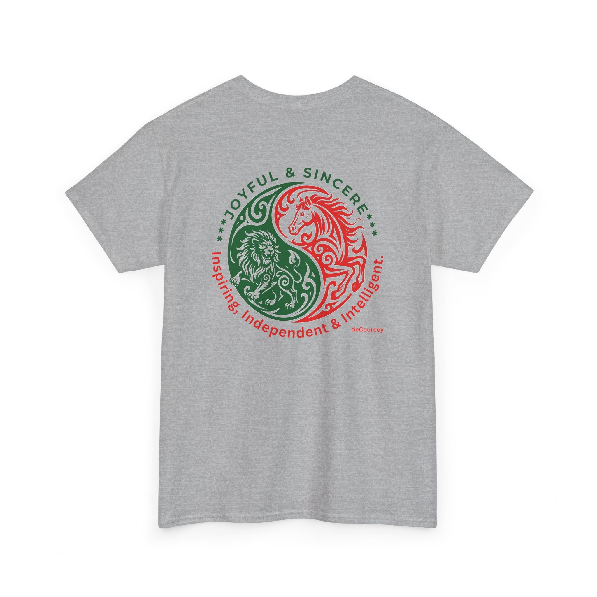 Zodiac Yin-Yang Tee — Joyful & Sincere Aries-Taurus Birthday Shirt