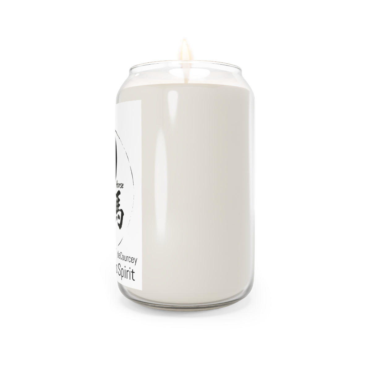 Soy Candle — Yin Yang Virgo Horse Design "A Harmonious Spirit" (13.75 oz)