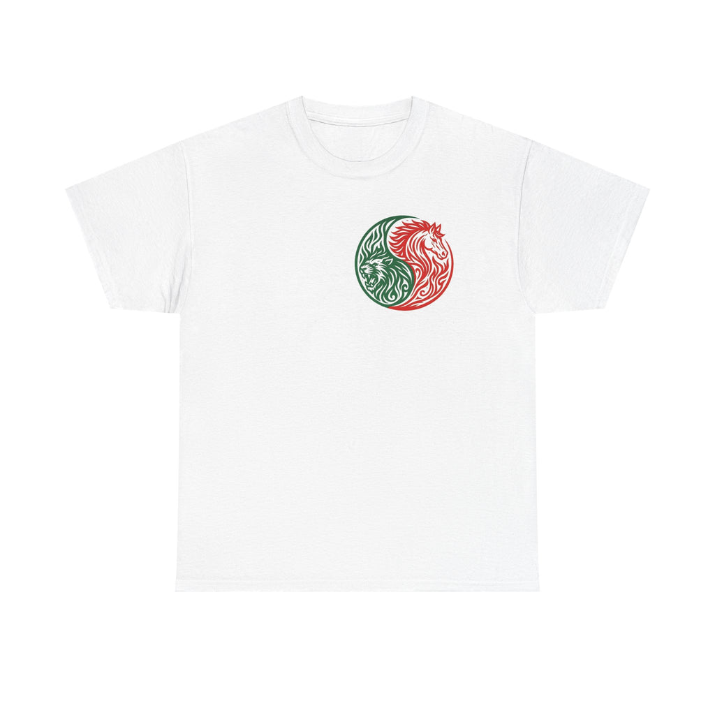 Zodiac Yin-Yang Tee — Joyful & Sincere Aries-Taurus Birthday Shirt