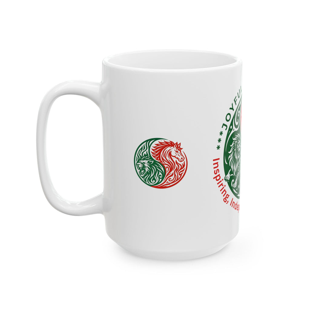 Joyful & Sincere Zodiac Yin-Yang Mug — Inspiring, Independent & Intelligent (11oz/15oz)