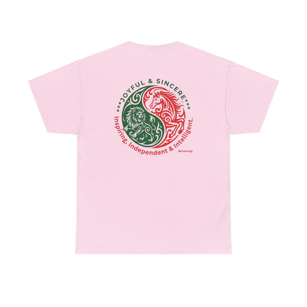 Zodiac Yin-Yang Tee — Joyful & Sincere Aries-Taurus Birthday Shirt