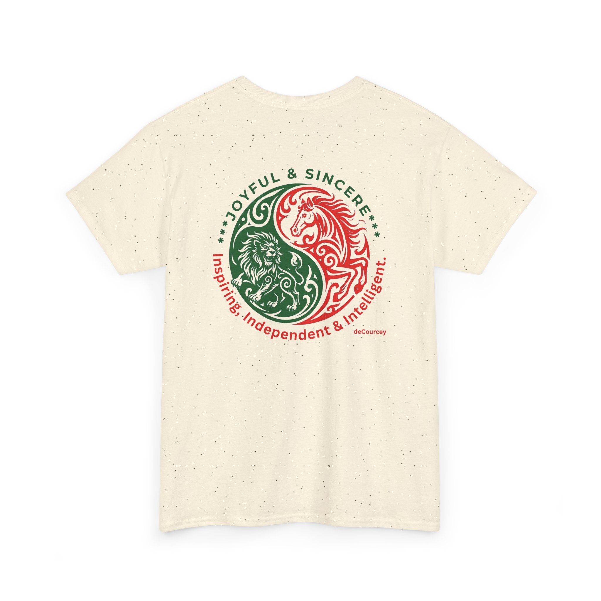 Zodiac Yin-Yang Tee — Joyful & Sincere Aries-Taurus Birthday Shirt