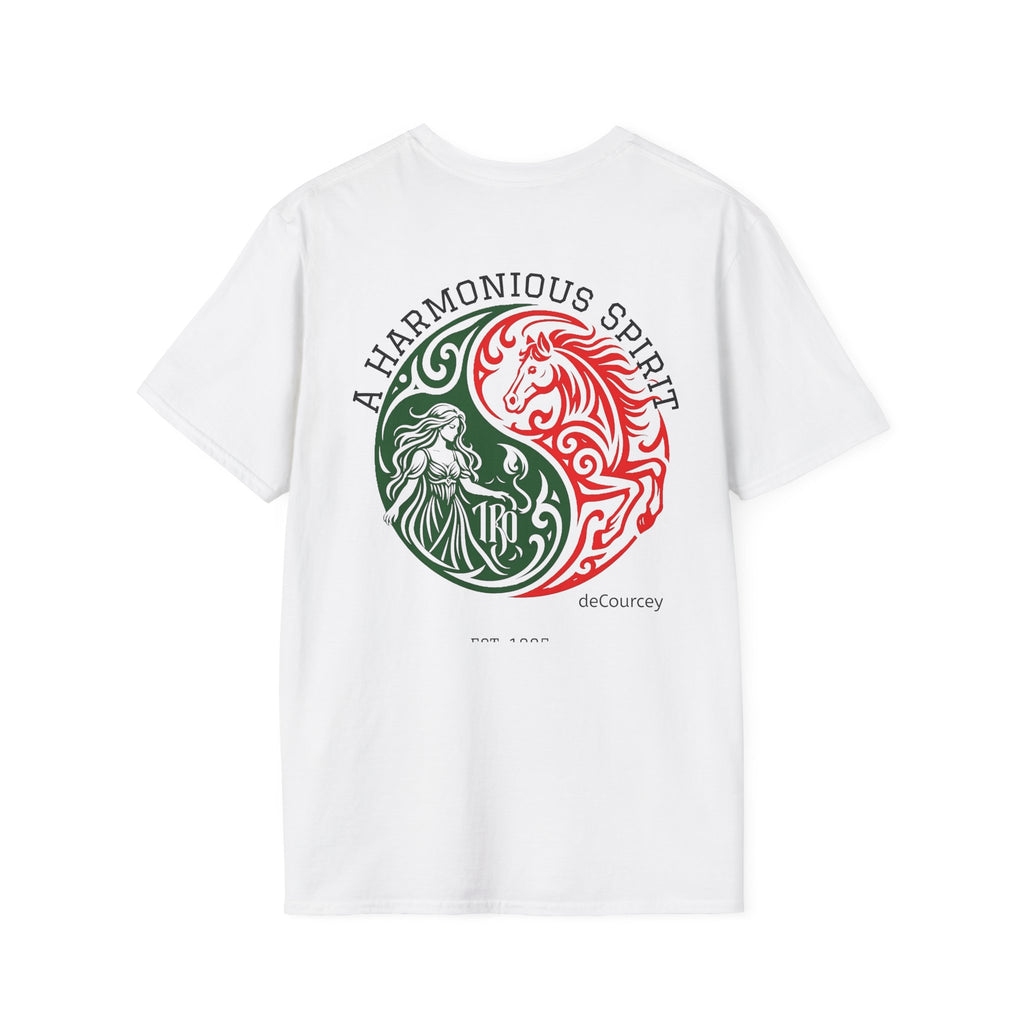 Yin Yang Horse & Maiden T-Shirt — "A Harmonious Spirit" Graphic Tee