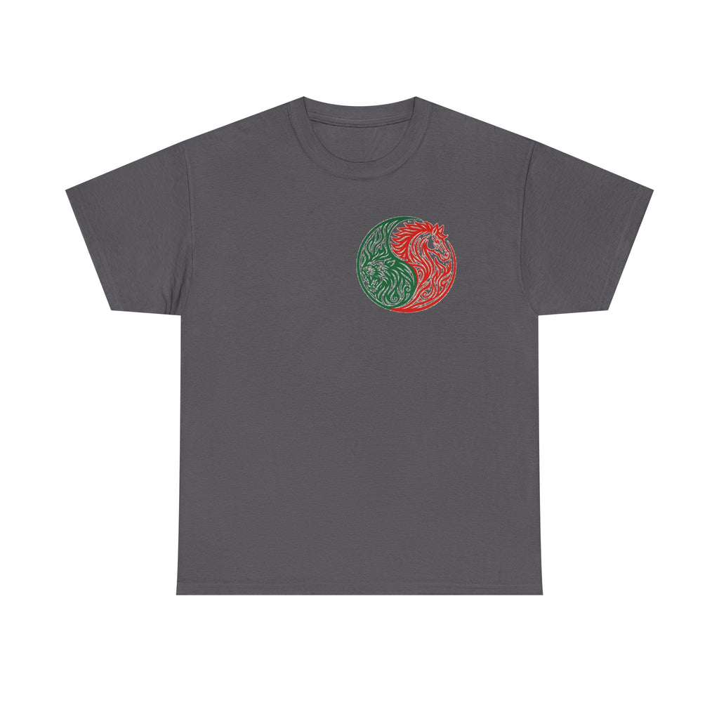 Zodiac Yin-Yang Tee — Joyful & Sincere Aries-Taurus Birthday Shirt