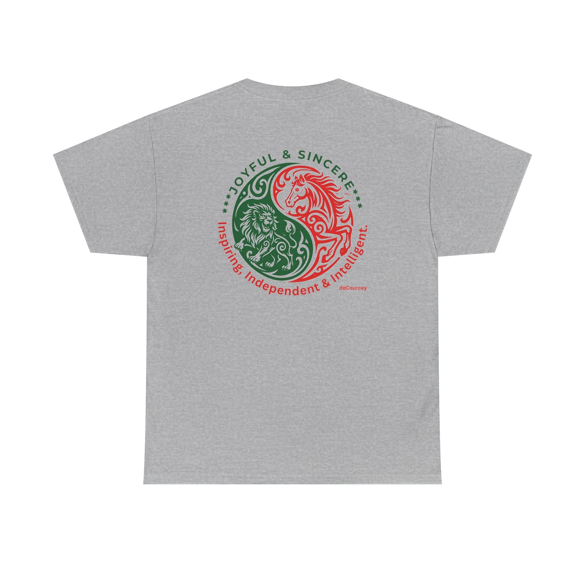 Zodiac Yin-Yang Tee — Joyful & Sincere Aries-Taurus Birthday Shirt