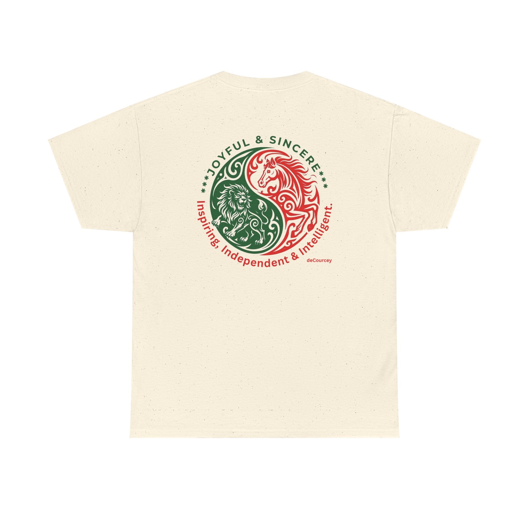 Zodiac Yin-Yang Tee — Joyful & Sincere Aries-Taurus Birthday Shirt