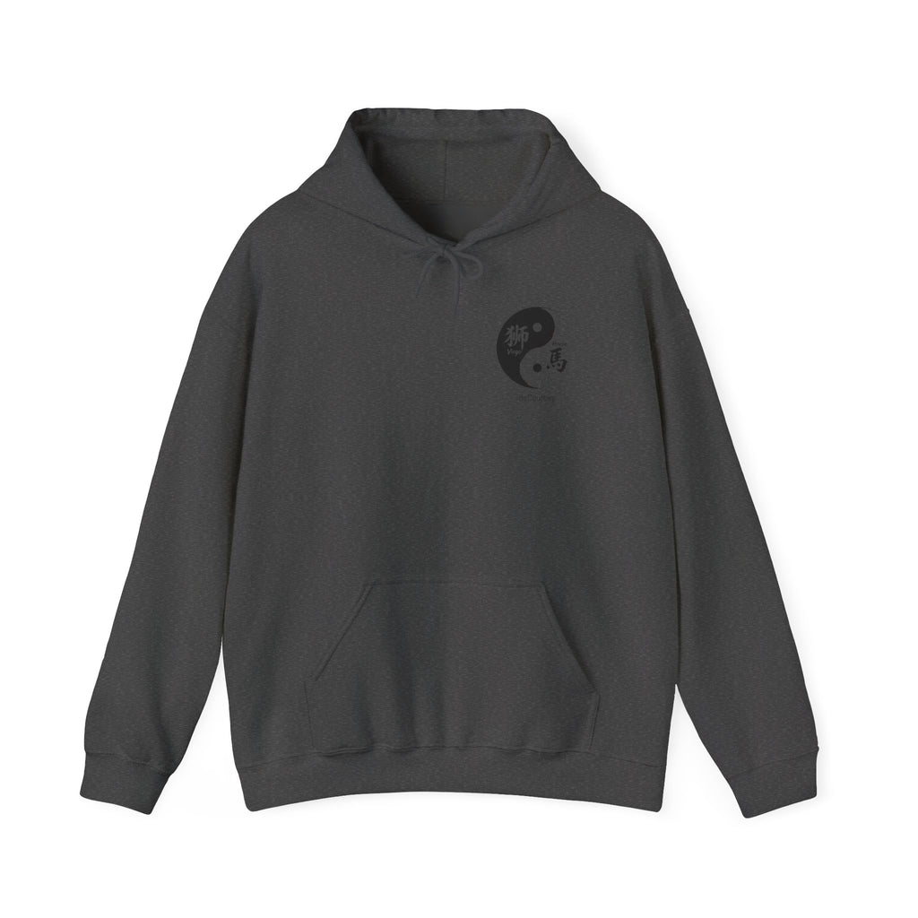 Yin Yang Zodiac Hoodie — Horse & Goat Chinese Zodiac Spiritual Sweatshirt