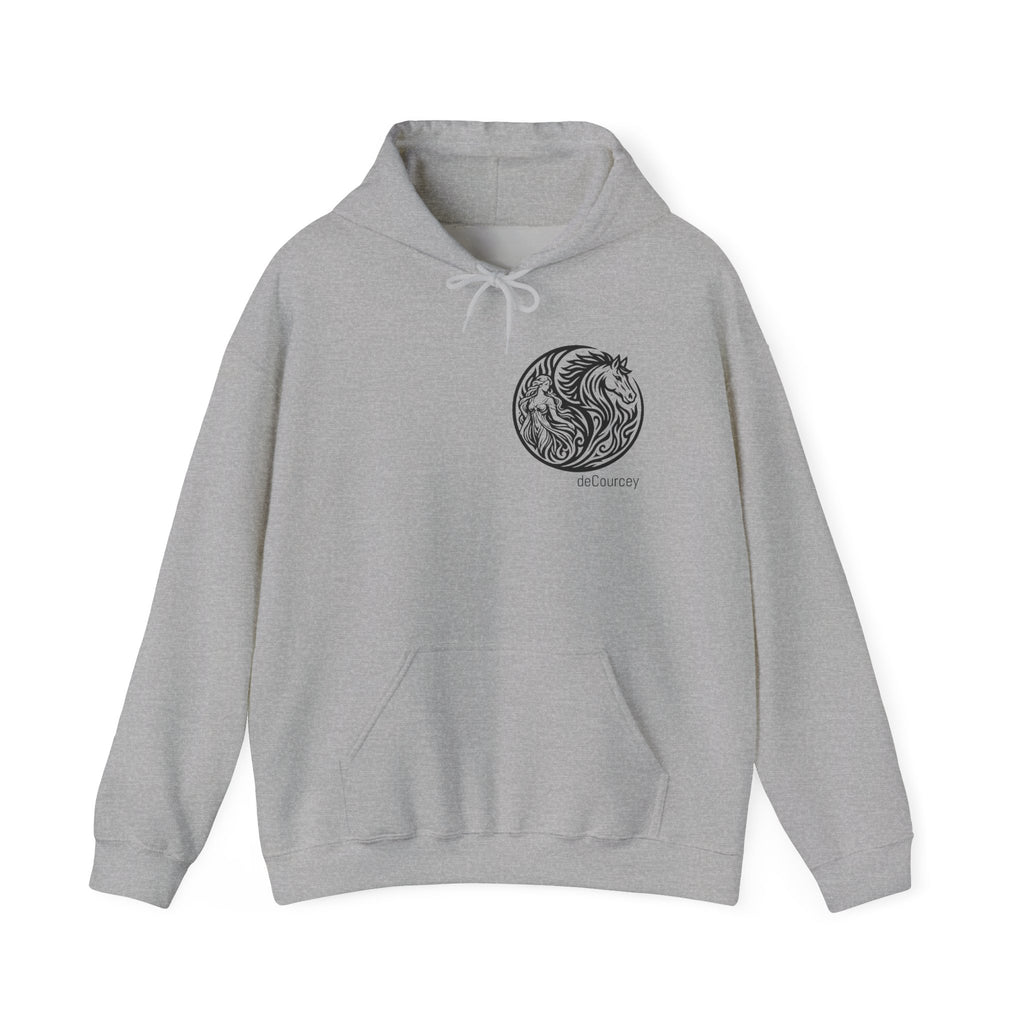 Horse Yin Yang Hoodie – "A Harmoni Spirit" Equestrian Graphic Sweatshirt