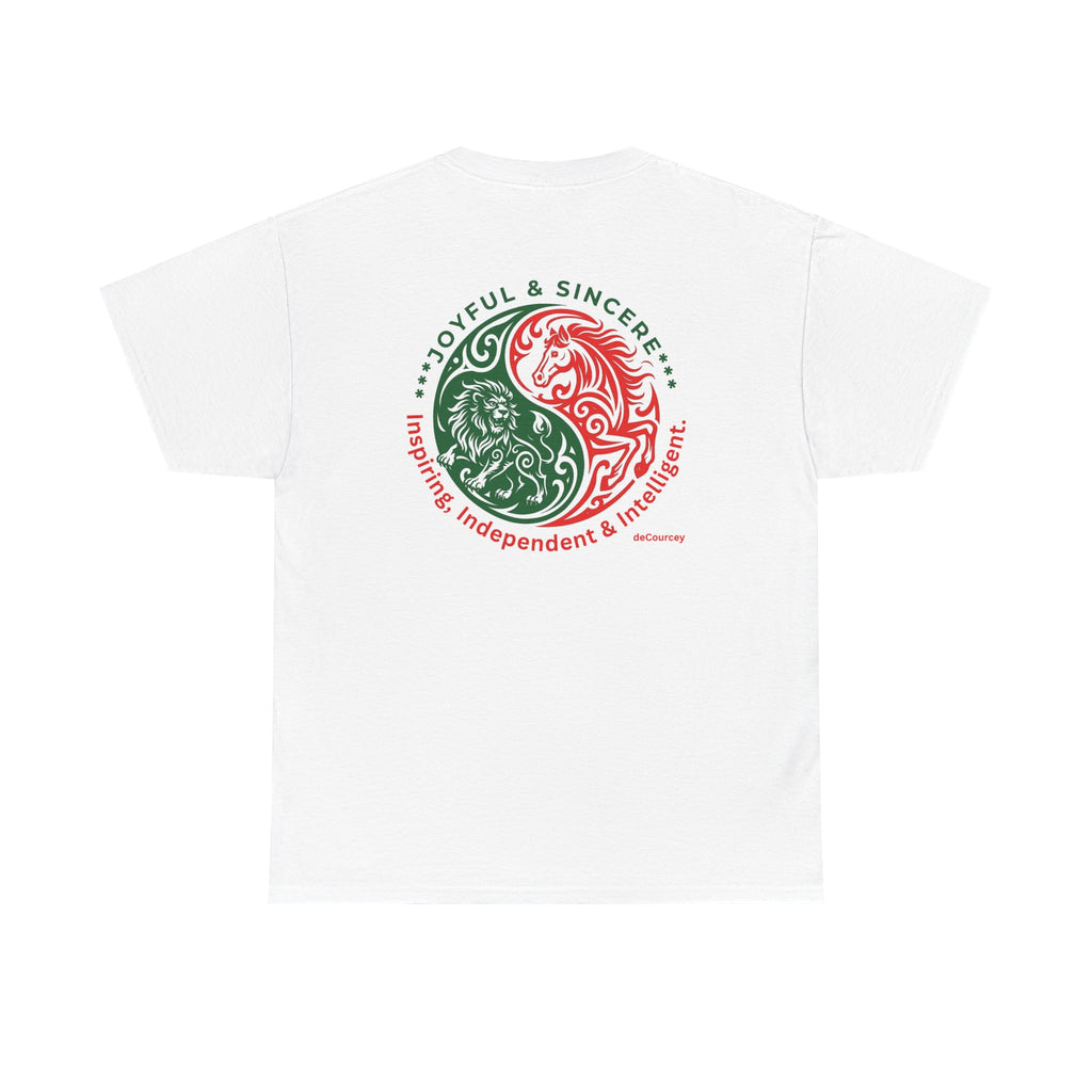 Zodiac Yin-Yang Tee — Joyful & Sincere Aries-Taurus Birthday Shirt