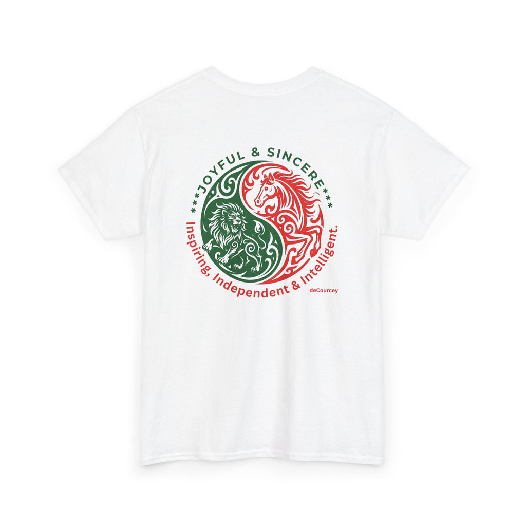 Zodiac Yin-Yang Tee — Joyful & Sincere Aries-Taurus Birthday Shirt