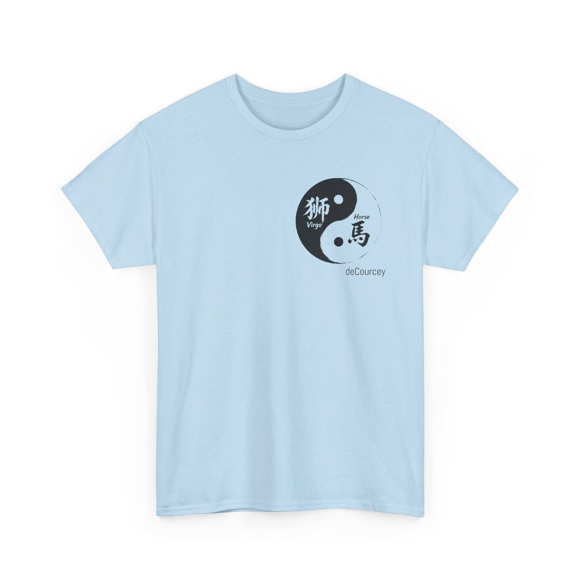 Virgo Horse Yin Yang T‑Shirt — A Harmonious Spirit Zodiac Tee