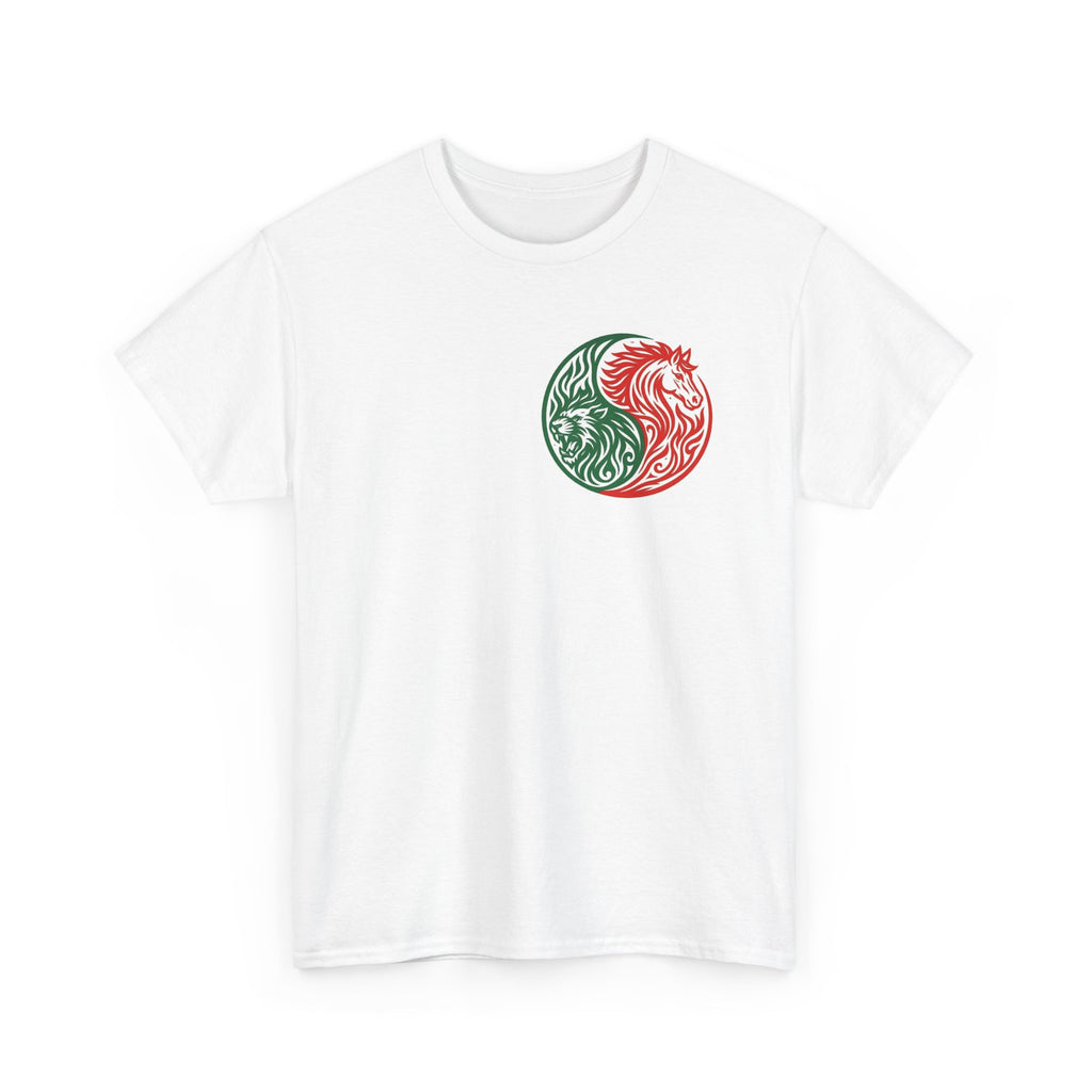 Zodiac Yin-Yang Tee — Joyful & Sincere Aries-Taurus Birthday Shirt
