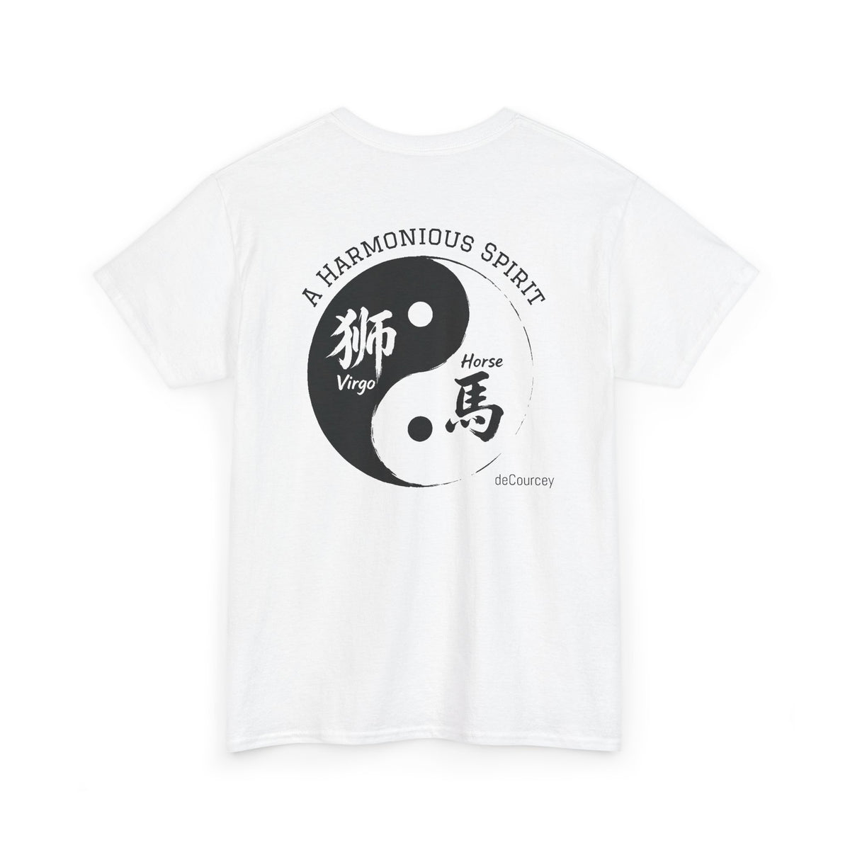 Virgo Horse Yin Yang T‑Shirt — A Harmonious Spirit Zodiac Tee
