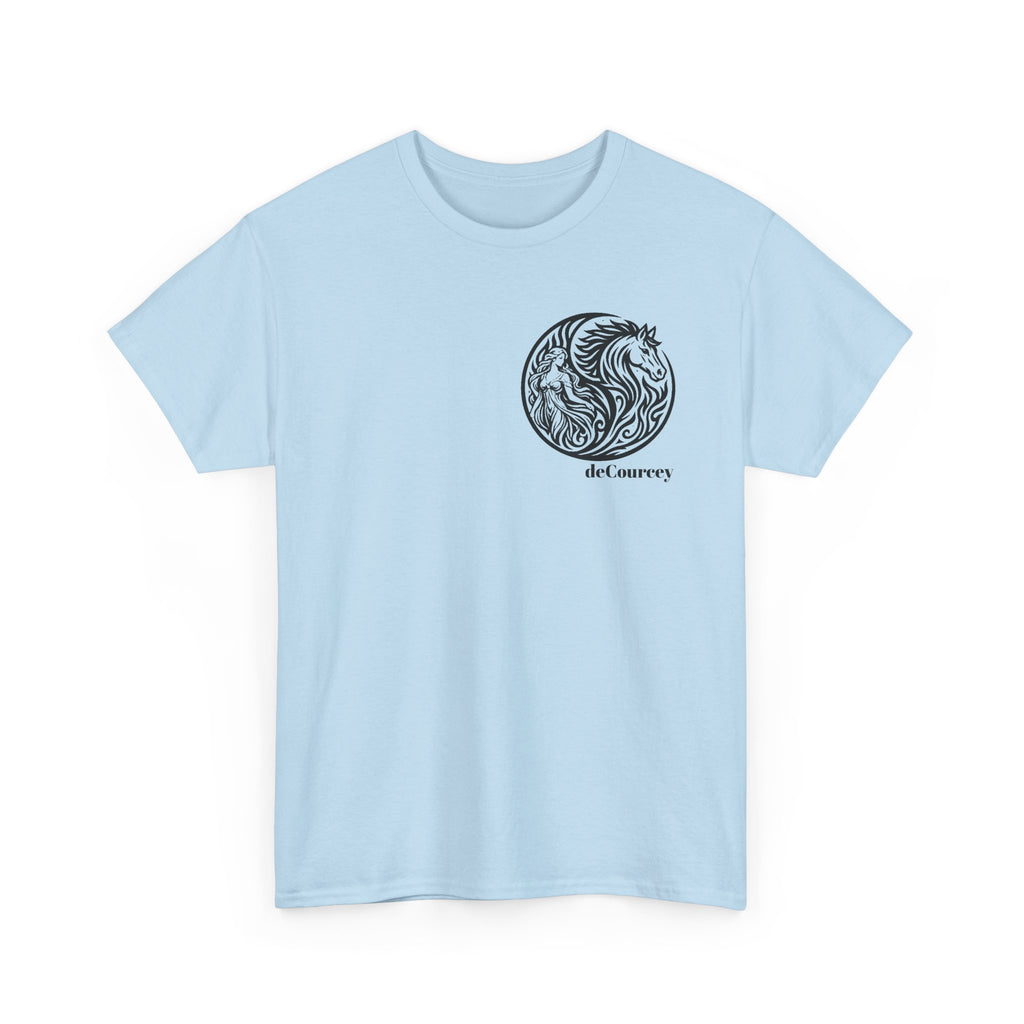 Horse & Woman Yin Circle T‑Shirt — "A Harmonious Spirit" Graphic Tee