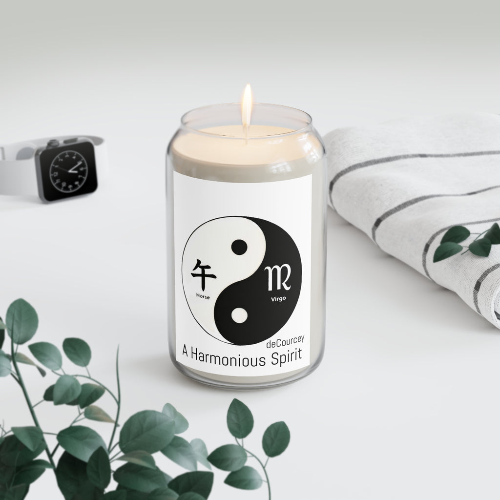 Yin Yang Zodiac Soy Candle — "A Harmonious Spirit" (13.75 oz)