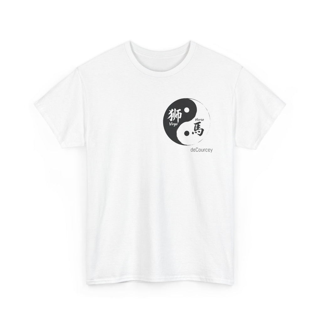 Virgo Horse Yin Yang T‑Shirt — A Harmonious Spirit Zodiac Tee