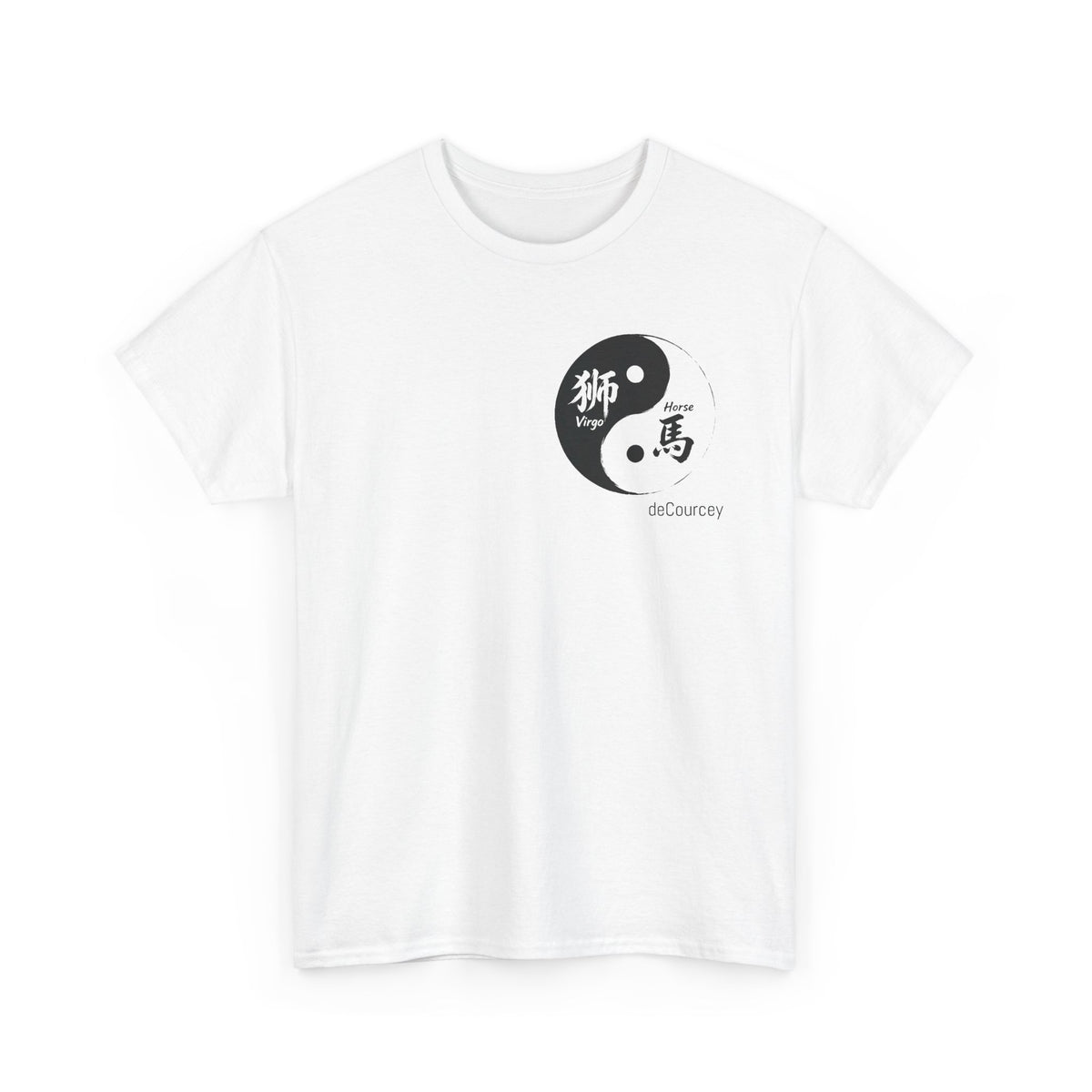Virgo Horse Yin Yang T‑Shirt — A Harmonious Spirit Zodiac Tee