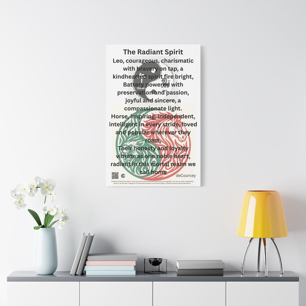 The Radiant Spirit; (1) ; Leo and Horse Zodiac ; Leo Horse Star signs;  Astrology Fiery Horse and Leo Verse; Astrological character Poetry;