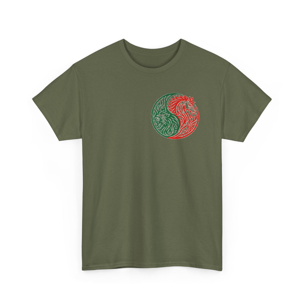 Zodiac Yin-Yang Tee — Joyful & Sincere Aries-Taurus Birthday Shirt