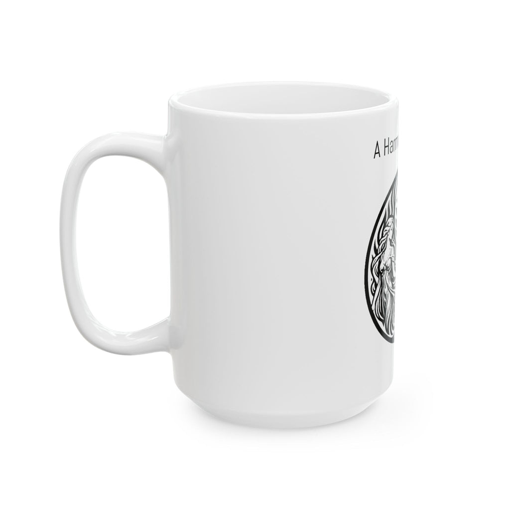 A Harmonious Spirit Mug — Yin Yang Horse & Maiden Ceramic Coffee Cup (11oz, 15oz)