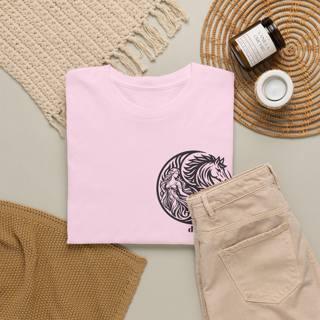 Horse & Woman Yin Circle T‑Shirt — "A Harmonious Spirit" Graphic Tee
