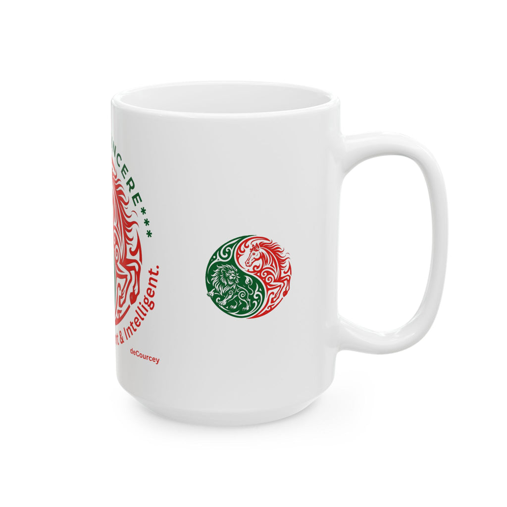Joyful & Sincere Zodiac Yin-Yang Mug — Inspiring, Independent & Intelligent (11oz/15oz)