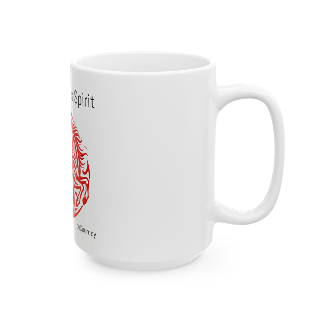 A Harmonious Spirit Ceramic Mug — Yin Yang Horse & Maiden 11oz/15oz