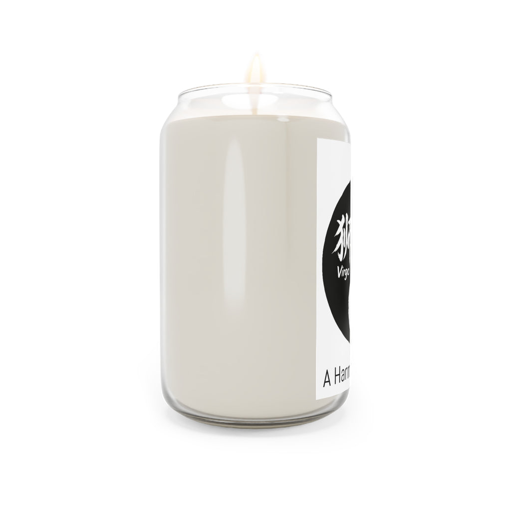 Soy Candle — Yin Yang Virgo Horse Design "A Harmonious Spirit" (13.75 oz)