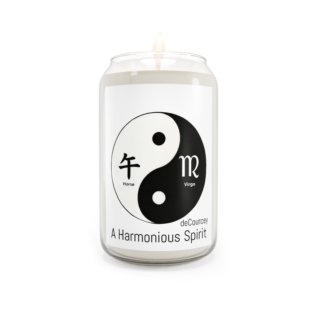 Yin Yang Zodiac Soy Candle — "A Harmonious Spirit" (13.75 oz)