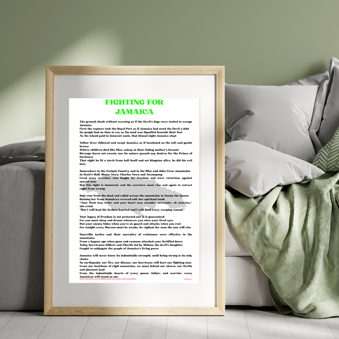 Fighting For Jamaica, PDF, poem